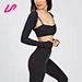 black shrug top